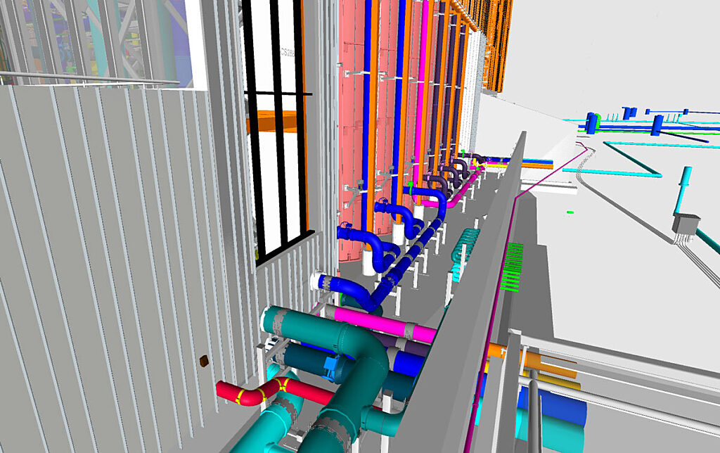 3D model of thermal energy equipment.
