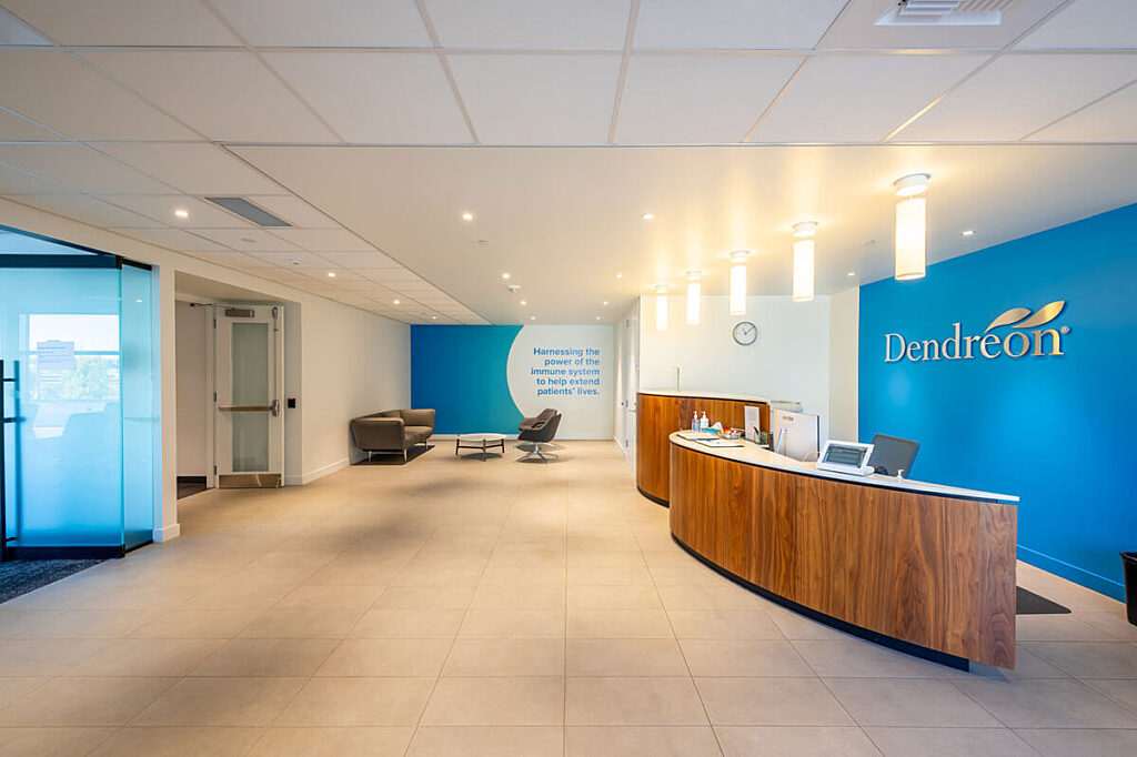 Dendreon Labs reception