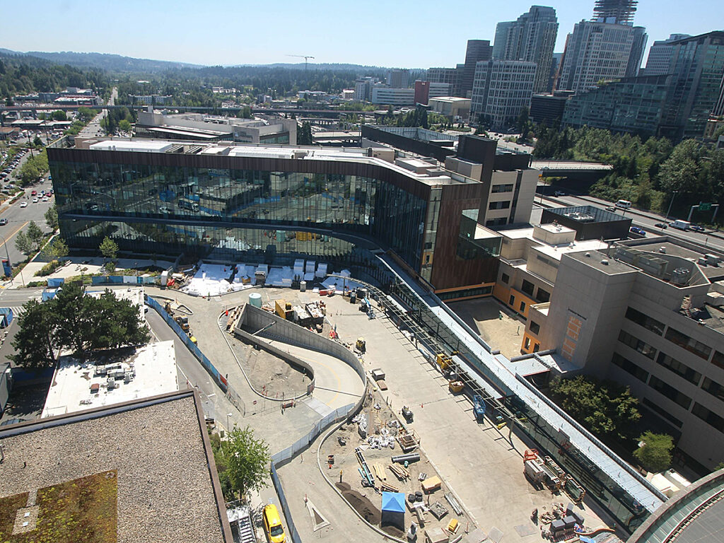 Overlake Medical Center Project FutureCare Progress from August 2022.