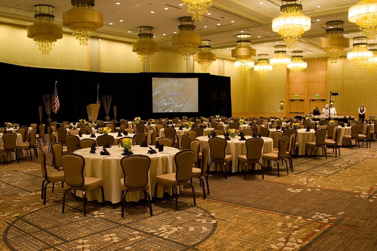 Ballroom in the Hyatt Regency Bellevue