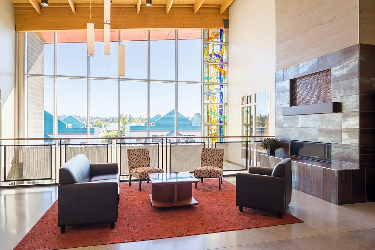 Common and meeting space at Stanwood-Camano YMCA