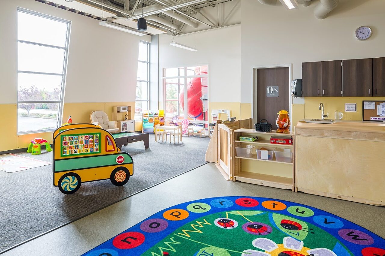Children's play area at Stanwood-Camano YMCA