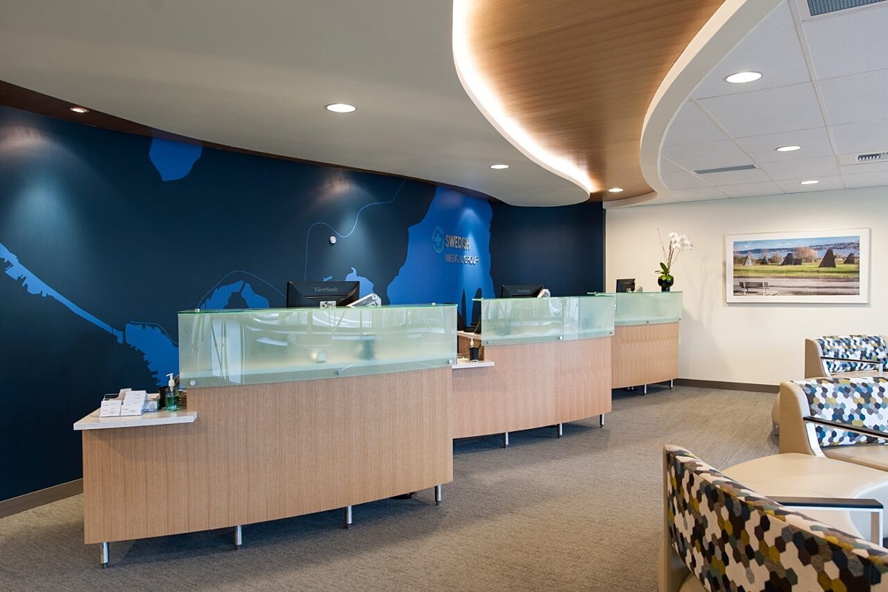 Swedish Sand Point Clinic reception and waiting area