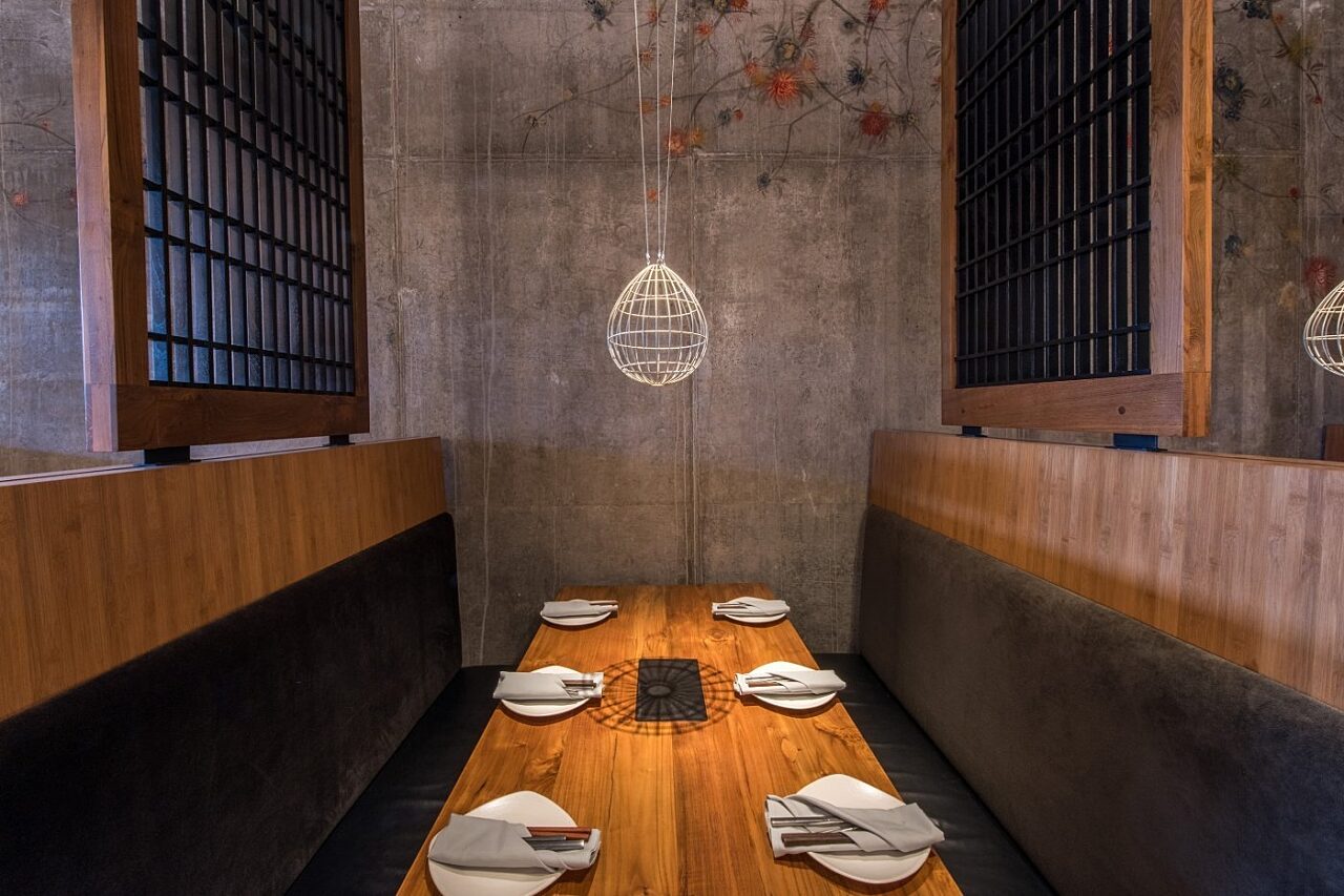 Private dining room at Wild Ginger