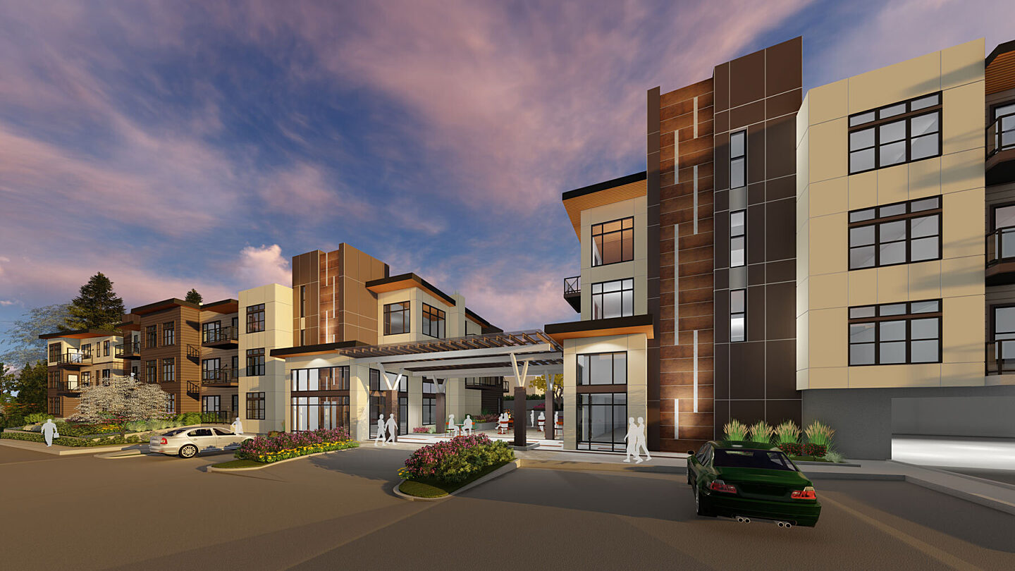 Emerald Heights Courtyard Rendering