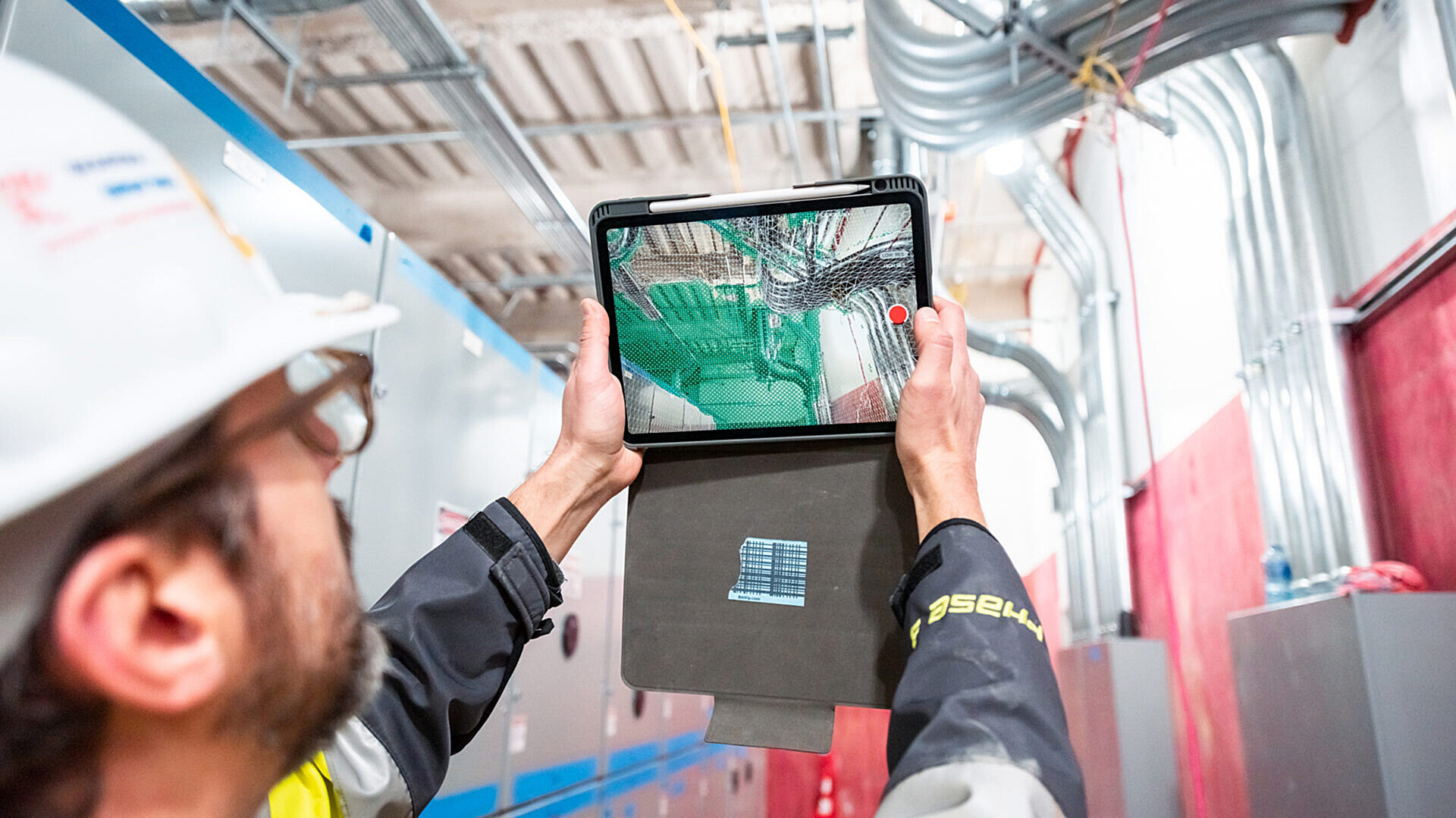 AR technology on tablet