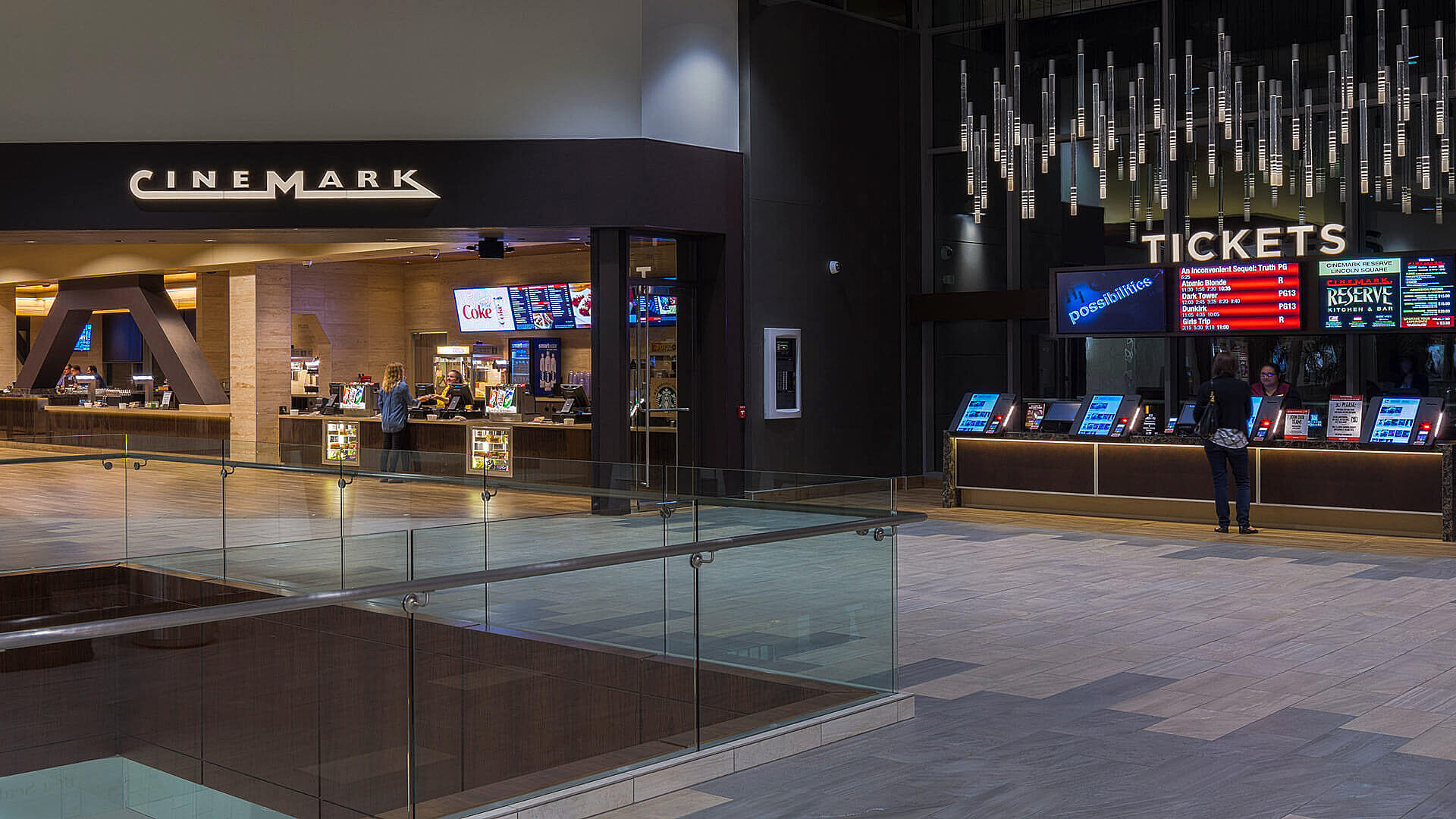 Cinemark Theaters ticket area