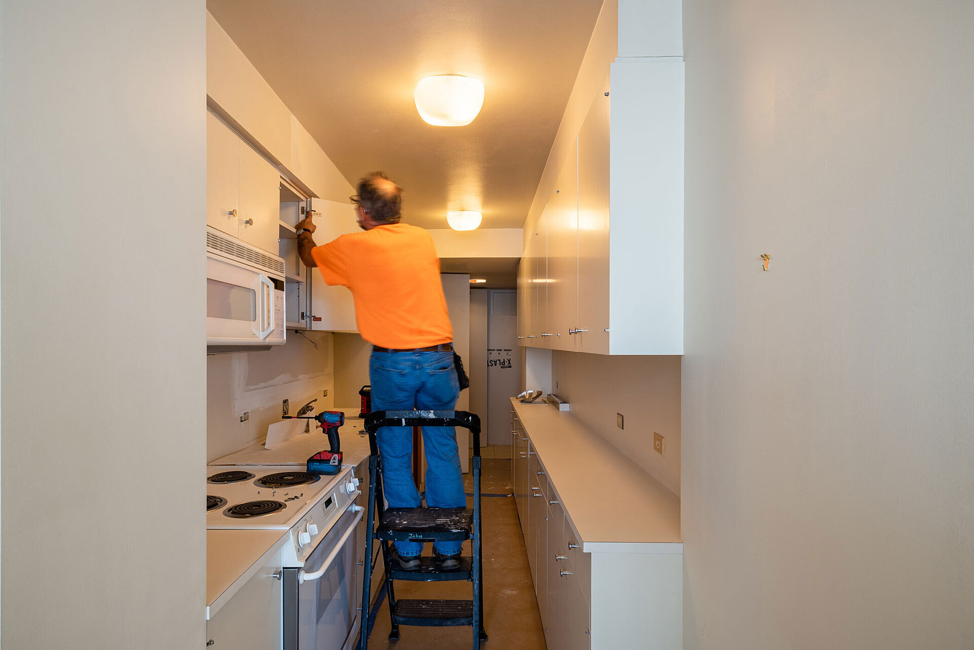 Washington Park Kitchen with Craftsman Working