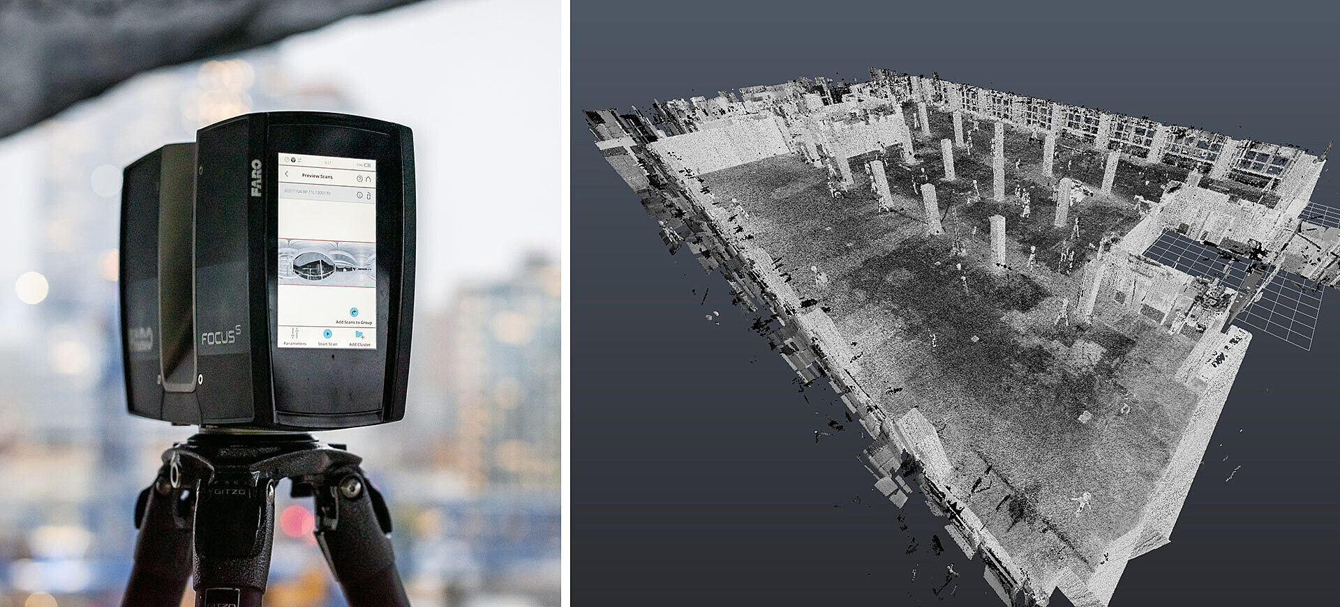 Faro Scanner and Point Cloud