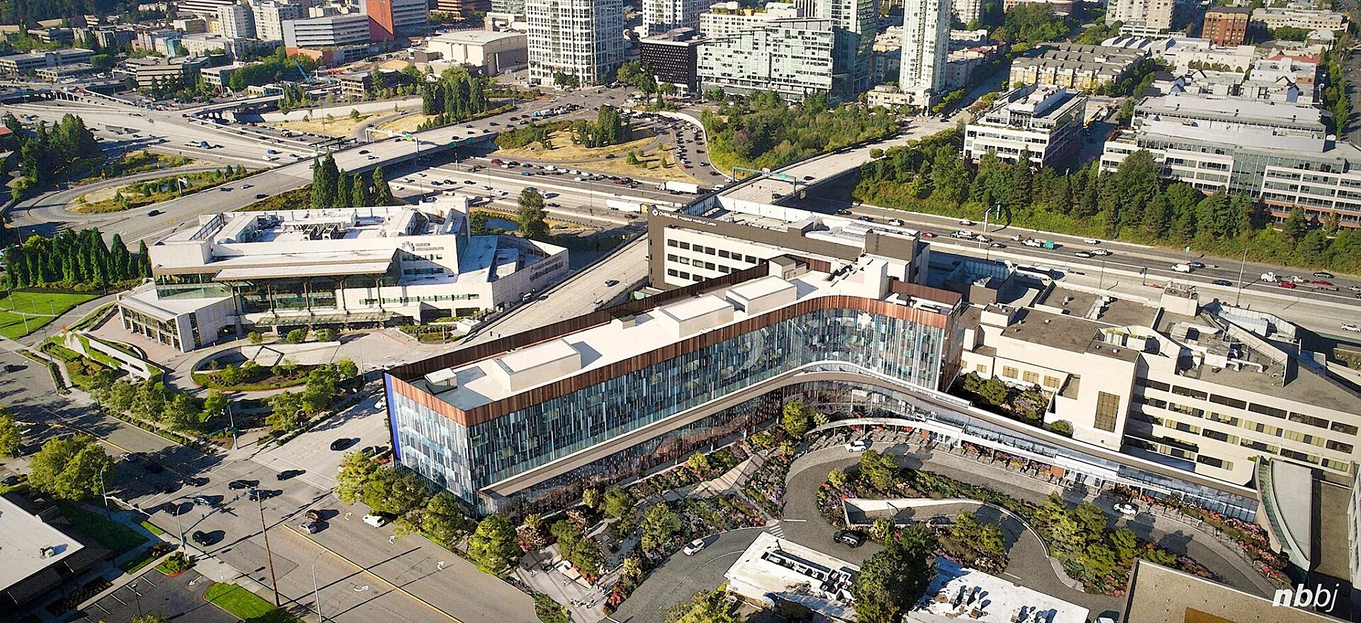 Overlake Medical Center Project FutureCare Rendering by NBBJ.