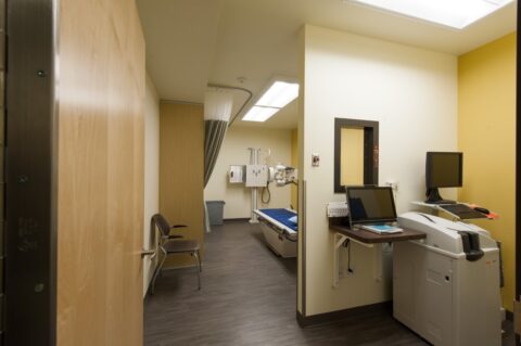 Swedish Sand Point Primary Care patient room