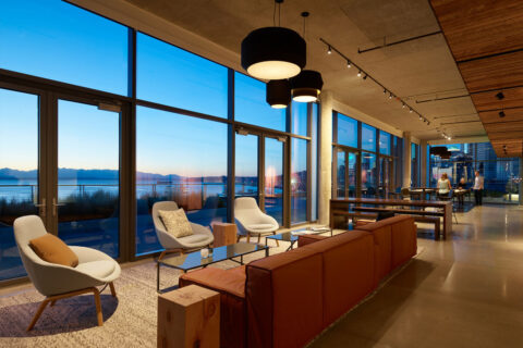 Interior lounge at 450 Alaskan