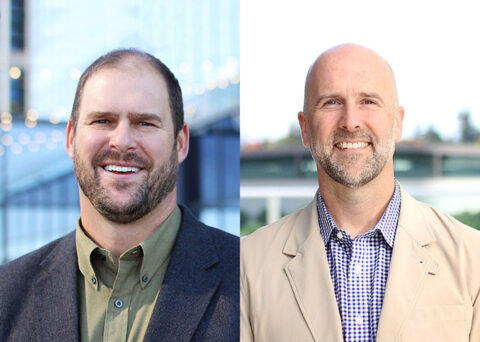 A composite image of GLY principals Steve Hoffmann and Tyler Tonkin.