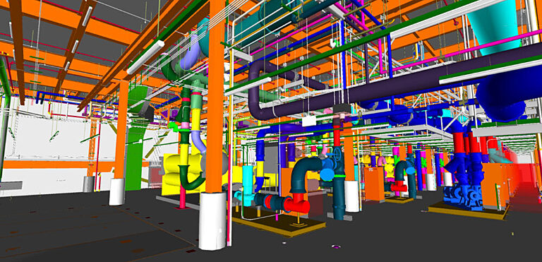 3D model of thermal energy system.